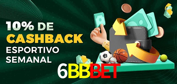 10% de bônus de cashback na 6BBBET